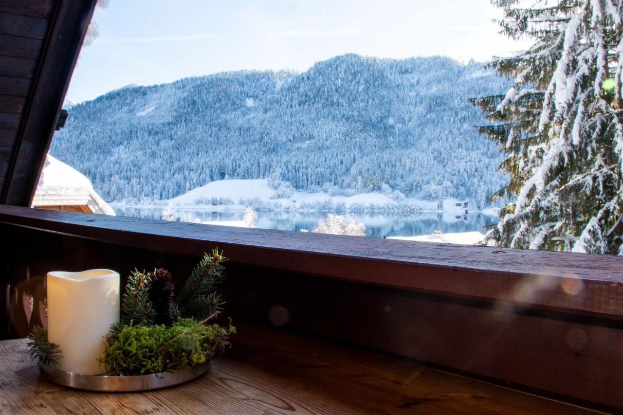 Ferienwohnung Haus Waldfriede Weissensee Exterior foto